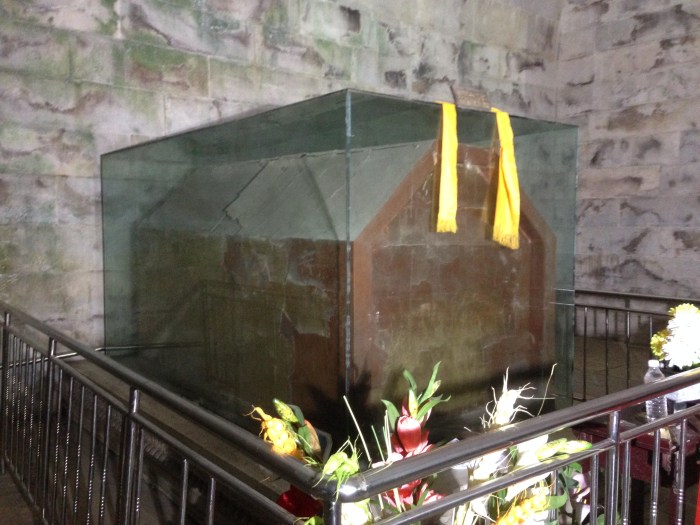 慈禧太后的棺椁。